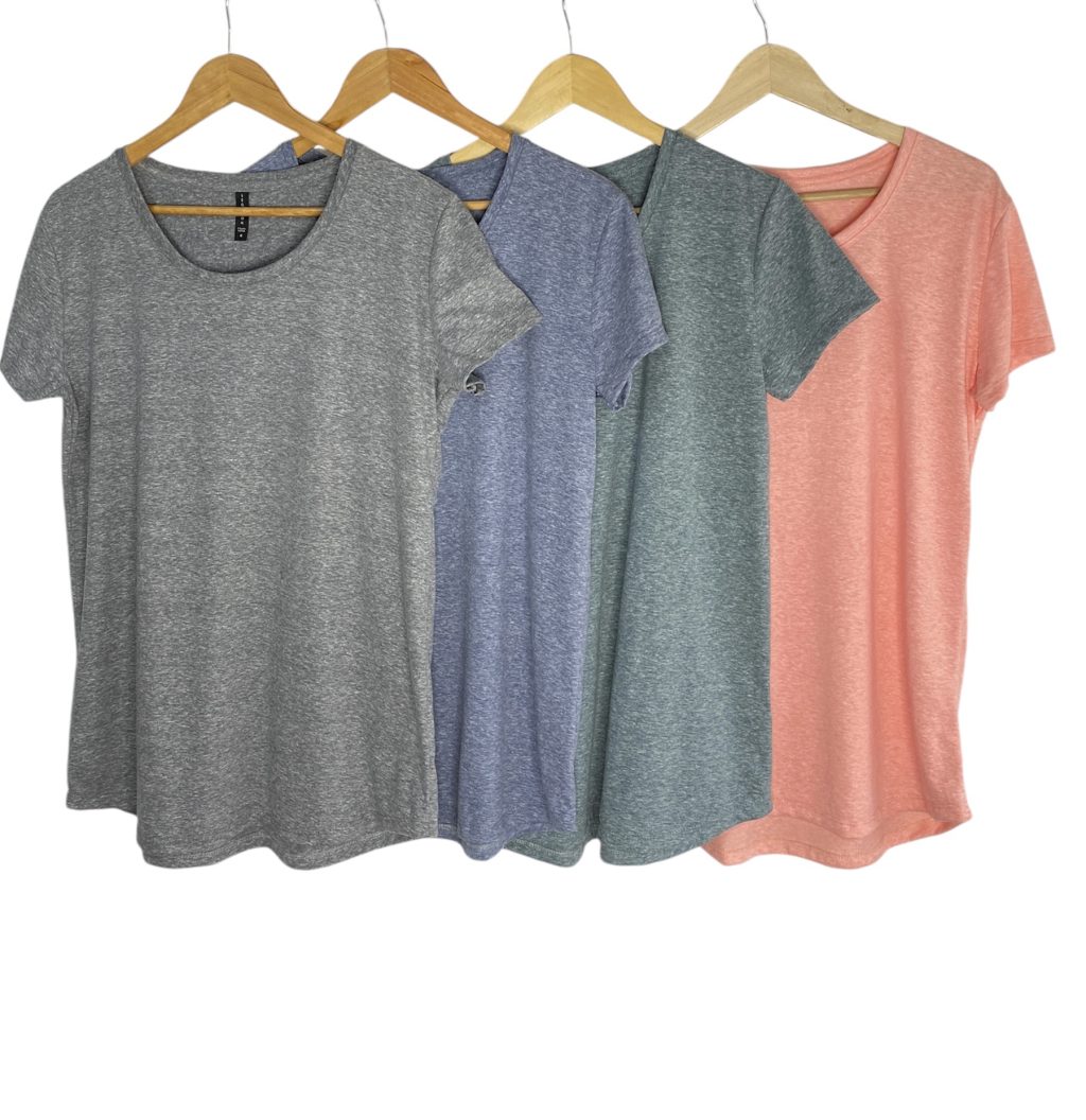 Remera Mujer BASIC M/C C/RED lisa - Image 8