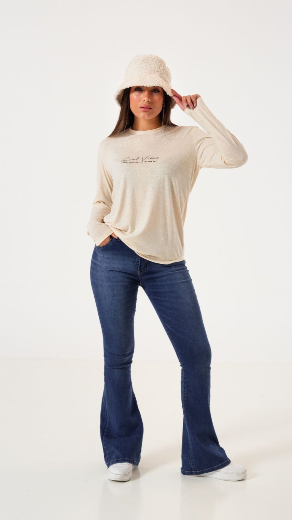 Remera Petra ML Good Vibes - Image 2