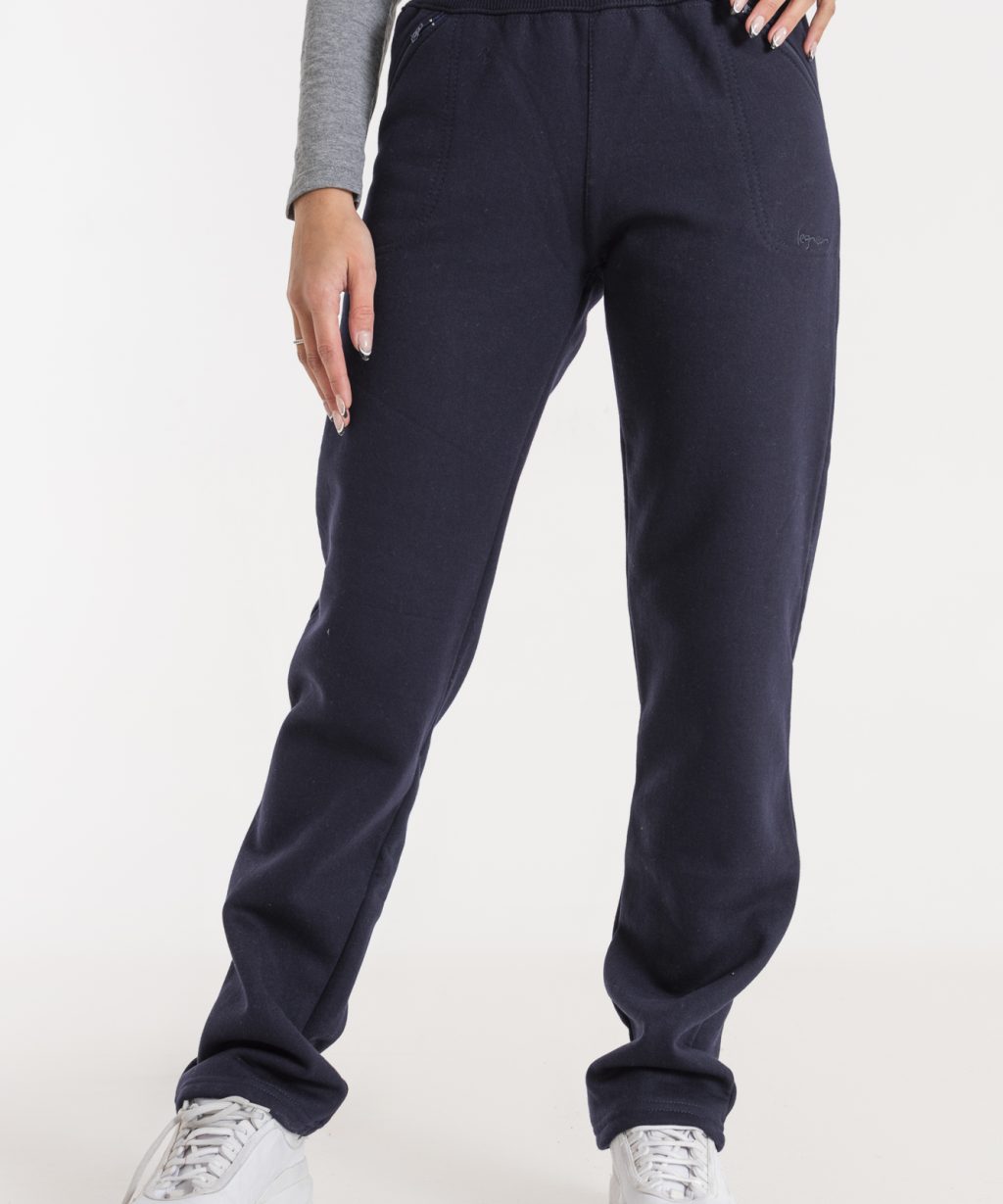 Alternative view of Pantalon dama recto c/morley friza
