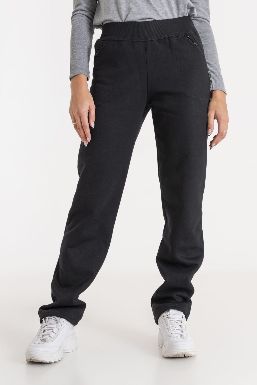 Pantalon dama recto c/morley friza