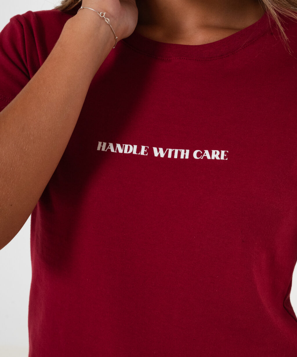 Alternative view of Remera Ambar HANDLE WITH CARE