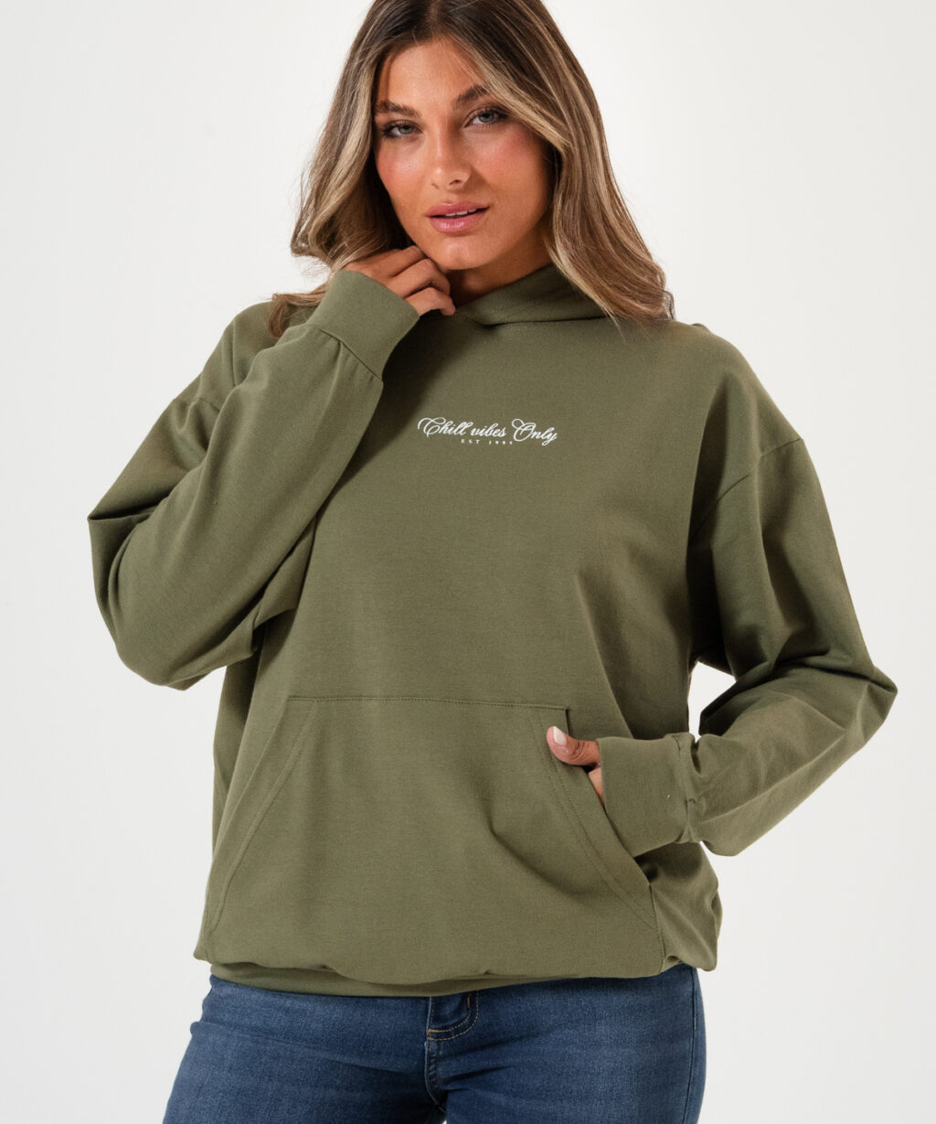 Buzo Uni CHILL VIBES ONLY