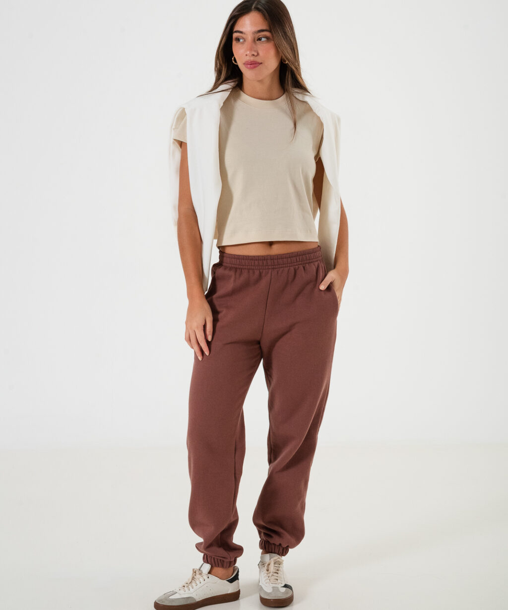 Alternative view of JOGGER LENA frizado