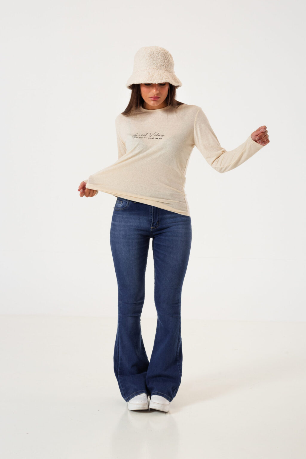 Remera Petra ML Good Vibes - Image 4