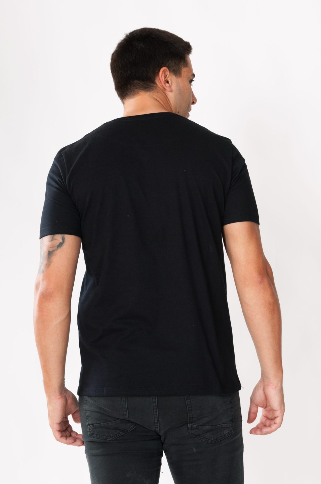 Remera Hombre Basic C/V M/C T1 al T5 - Image 5