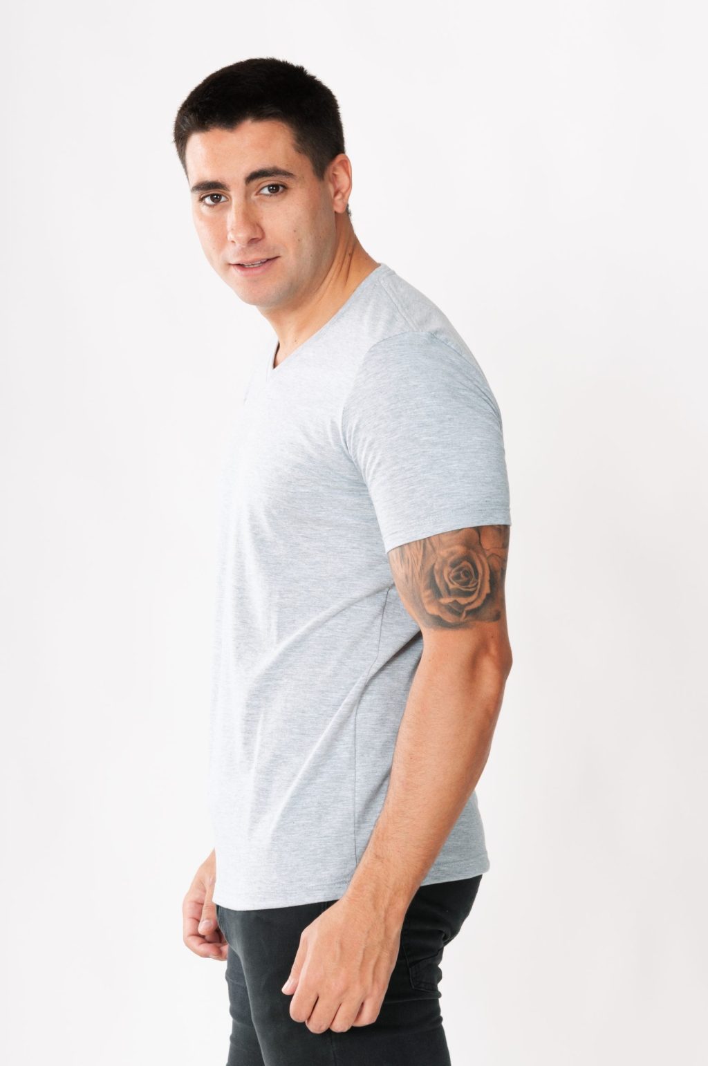 Remera Hombre Basic C/V M/C T1 al T5 - Image 7