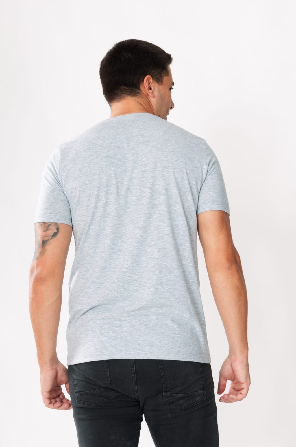Remera Hombre Basic C/V M/C T1 al T5 - Image 8