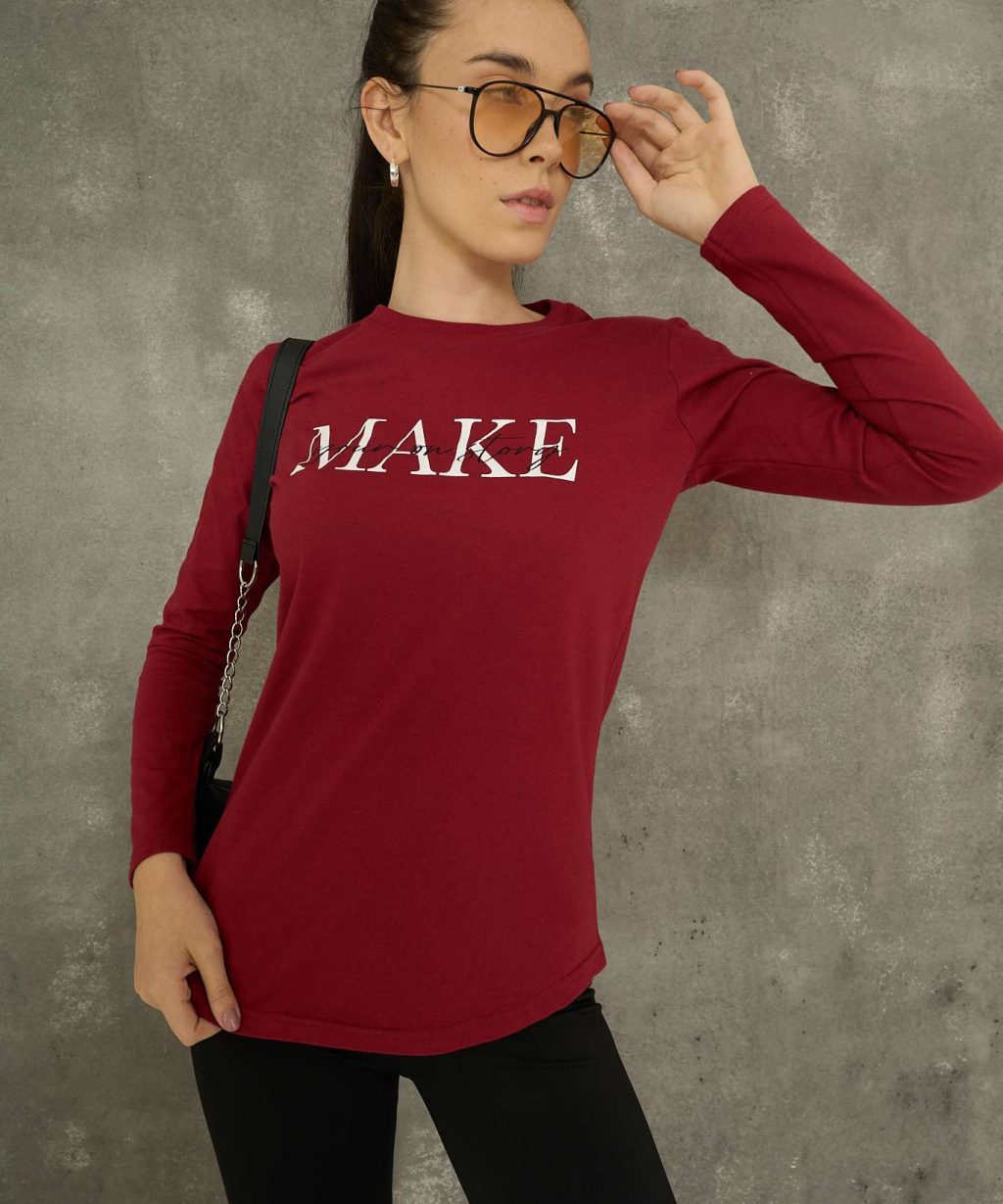 Alternative view of Remera ML CR PETRA Estampada T1 al T5