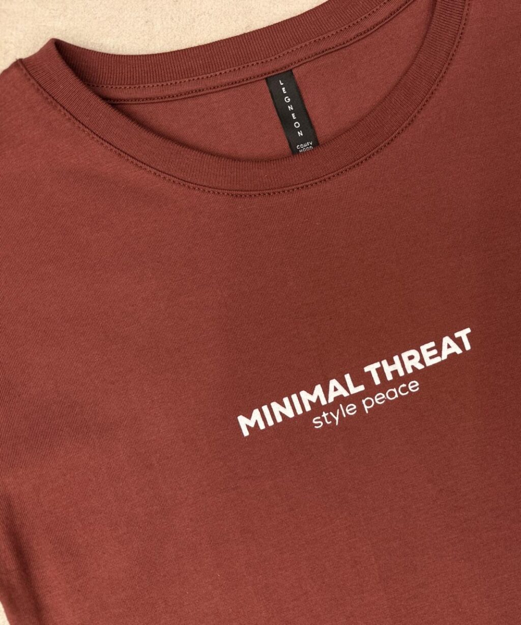 Remera ambar MINIMAL THREAT
