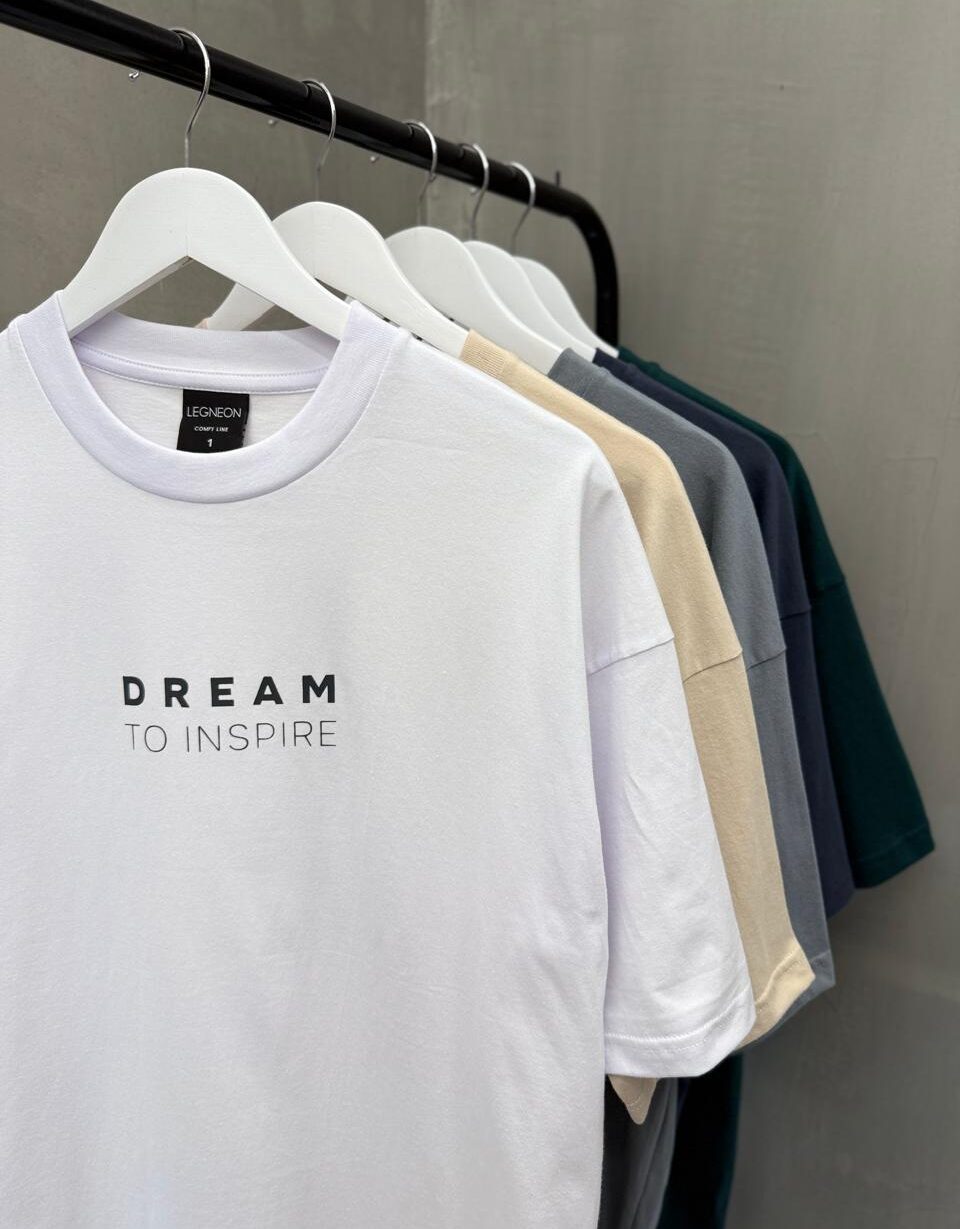 Alternative view of Remera Oversize DREAM TO INSPIRE