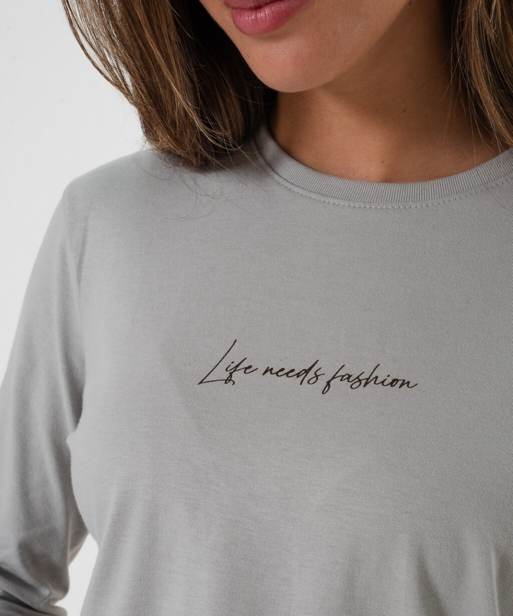 Alternative view of Remera ML LIFE NEEDS FASHION