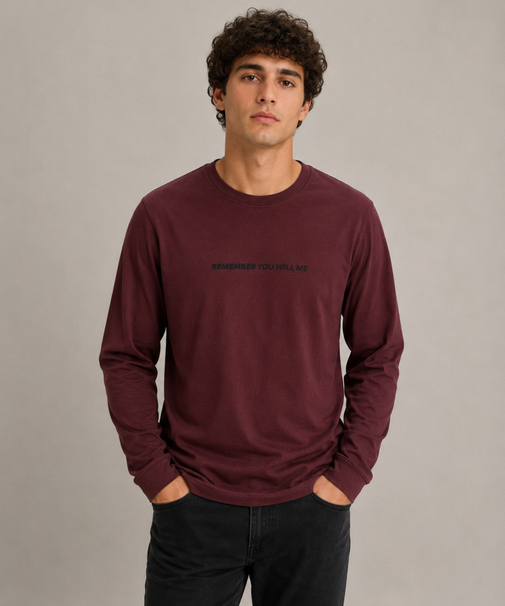 Remera ML C/Puño  REMEMBER YOU WILL ME