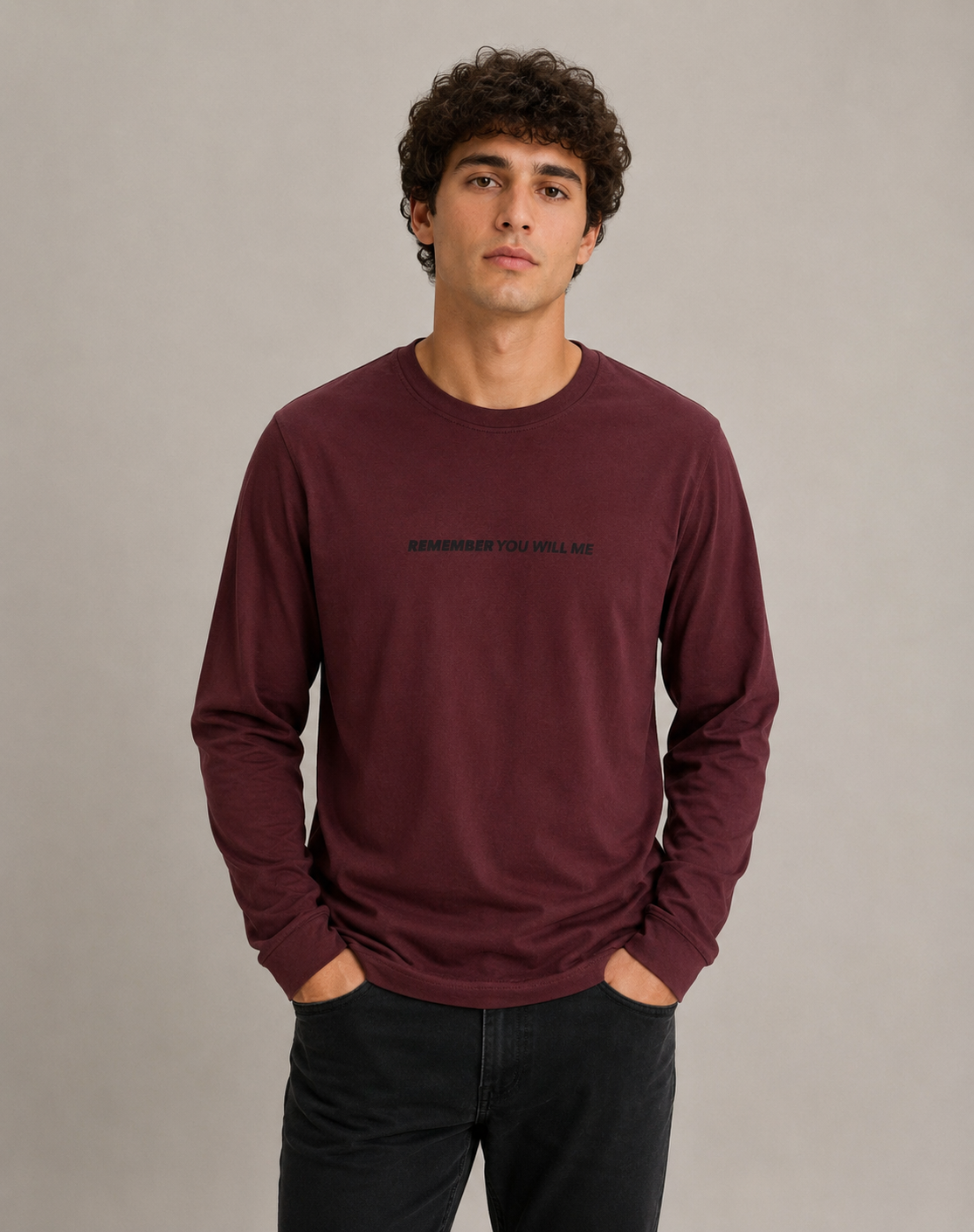Remera ML C/Puño REMEMBER YOU WILL ME