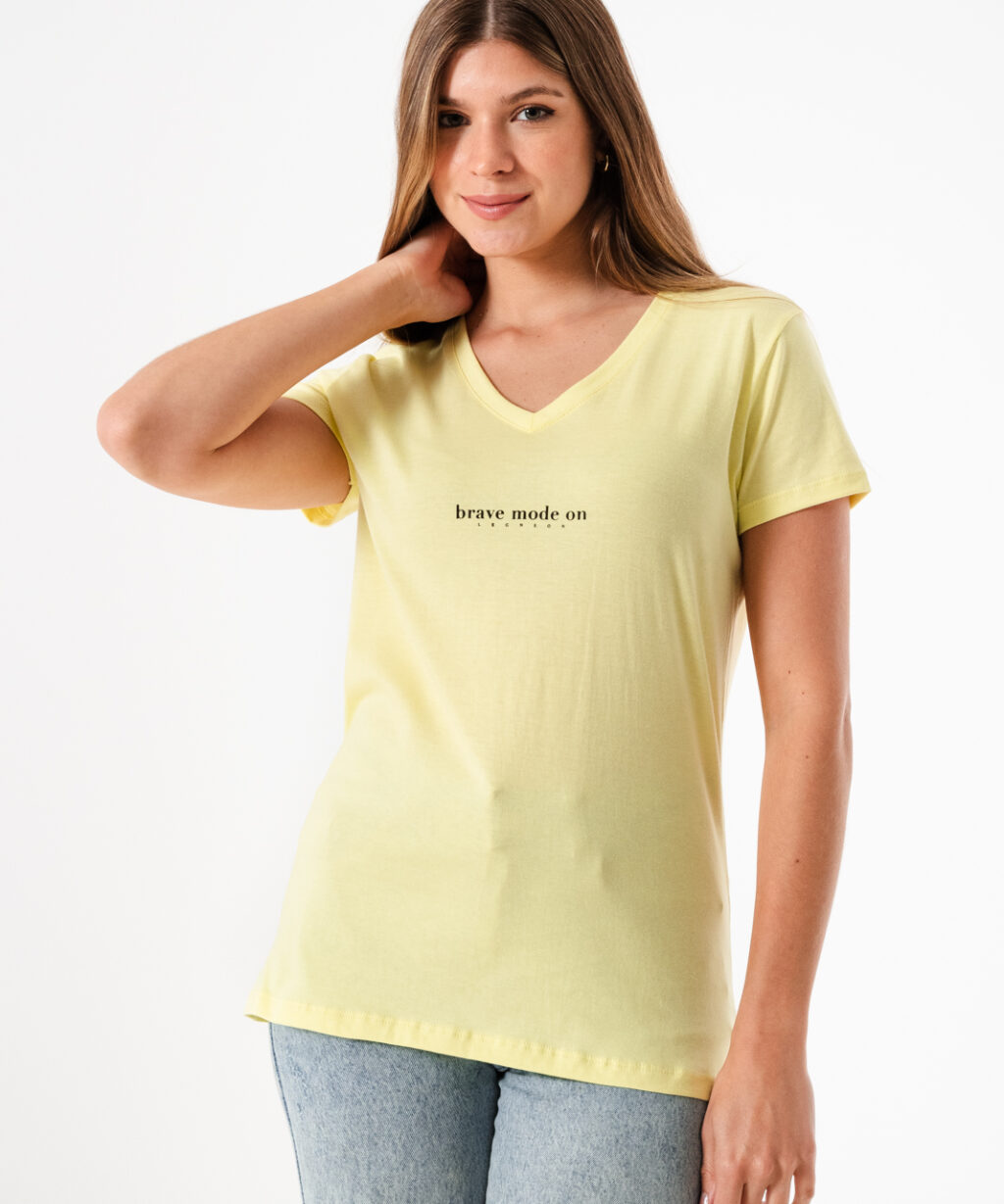 Alternative view of Remera Hawai BRAVE MODE ON